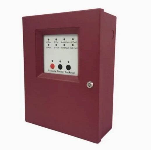 2 ZONE Conventional Fire Alarm Control Panel for Fire Alarm and Emergency Exit (Category: Other Security Devices) located in Quezon City. Submitted by lhanex (Listing ID 1437823646, Image 2). Description: 1.2 Electrical Specifications Primary AC 120VAC 50/60 Hz Power supply rating 240VAC 50/60 Hz Power supply rating 2 Amps @ 24VDC Maximum Battery Charging Current 0.98 Amps @ 26VDC Initiating Device Circuits 2 Zones Alarm Zone 2 Normal Initiating 