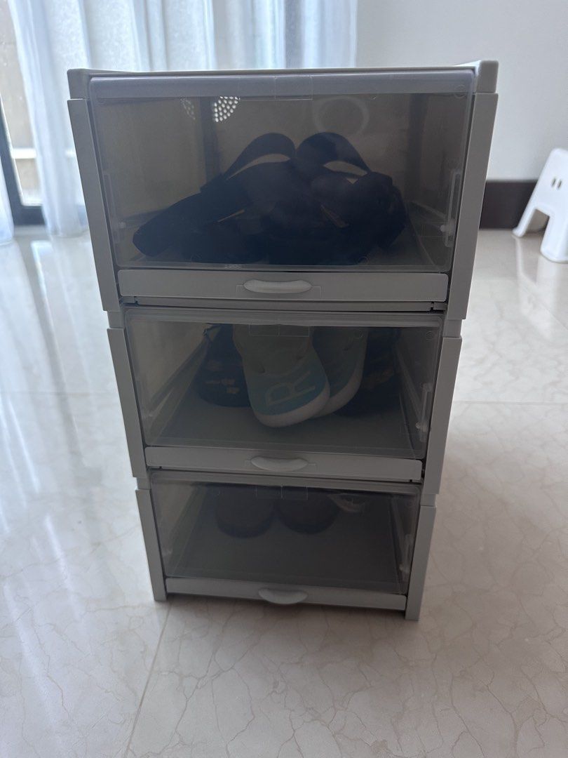 3 x Stackable Shoe Organizer453942522299043840