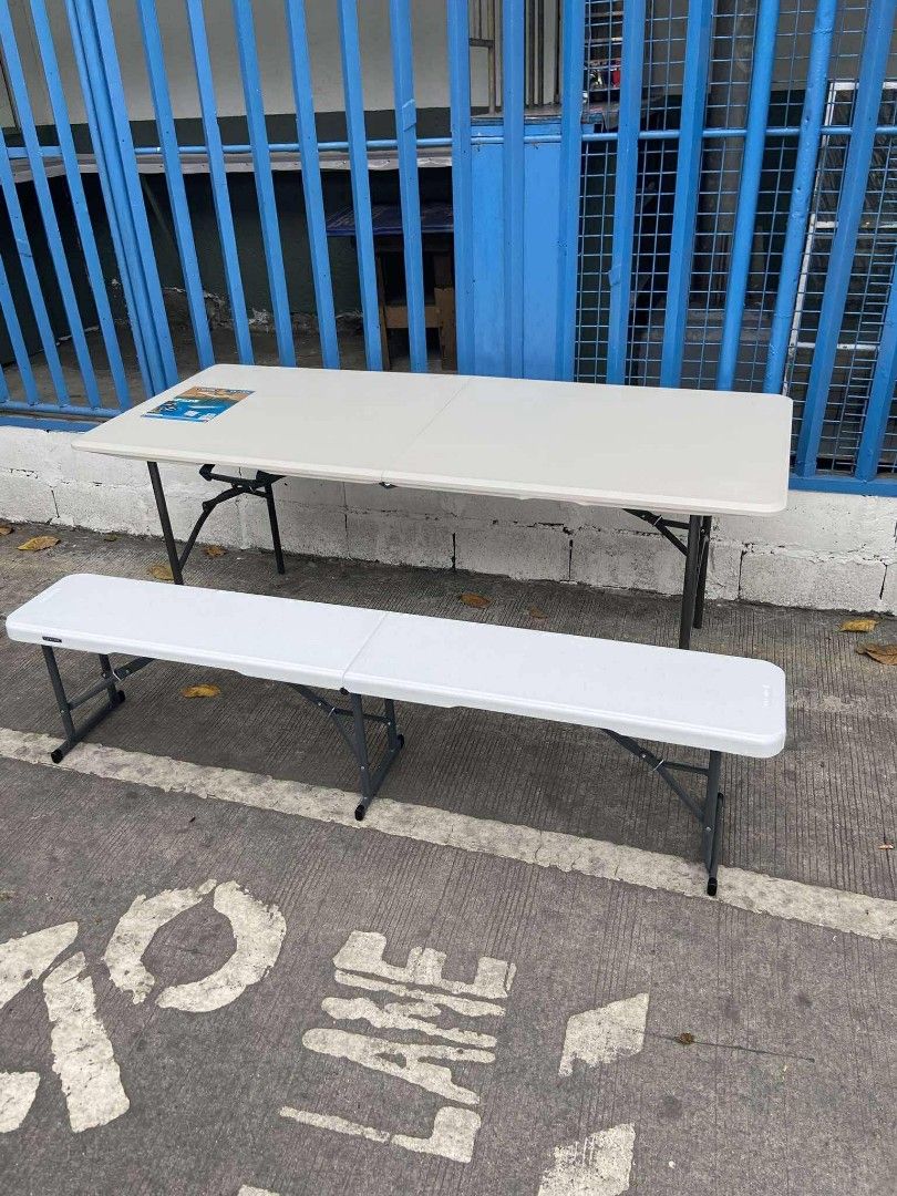 6Ft Lifetime table (Category: Tables & Sets) located in Pasig City. Submitted by tricia_qls (Listing ID 1437811416, Image 1). Description: LIFETIME BRAND Brand new Heavy Duty Same day delivery COD/ Gcash/ Bank Transfer Dm for fast transaction.
