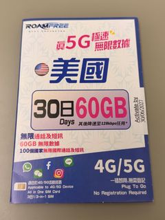 US Call + Data SIM Card460268897252812800