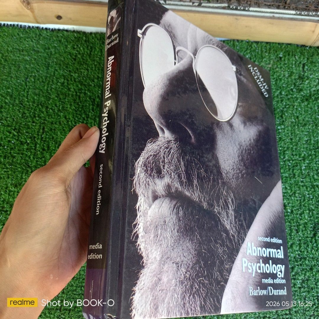 Abnormal Psychology by Barlow/ Durand (Category: Textbooks) located in Polangui. Submitted by jumyrace2 (Listing ID 1437797935, Image 2). Description: .