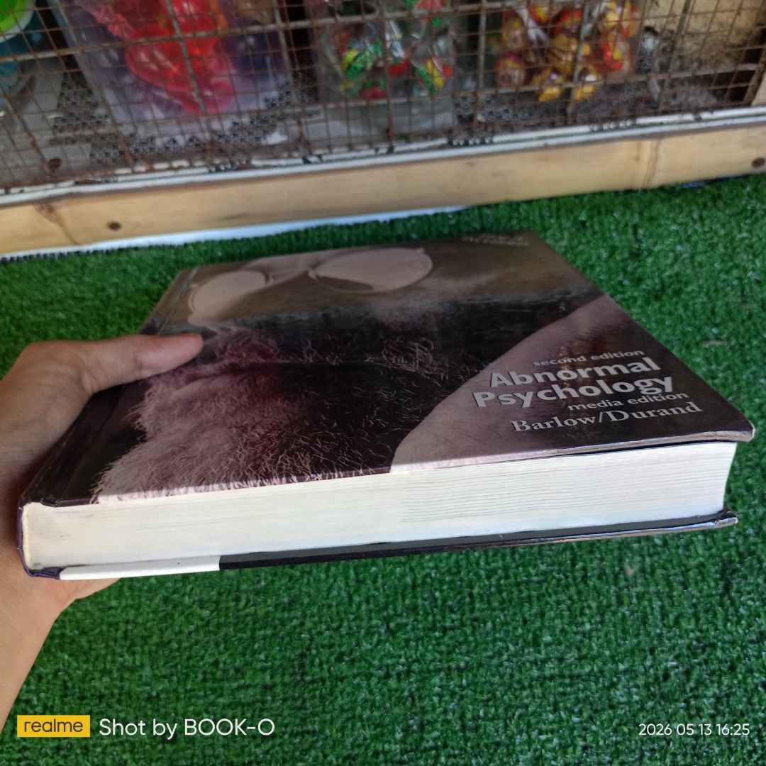 Abnormal Psychology by Barlow/ Durand (Category: Textbooks) located in Polangui. Submitted by jumyrace2 (Listing ID 1437797935, Image 3). Description: .