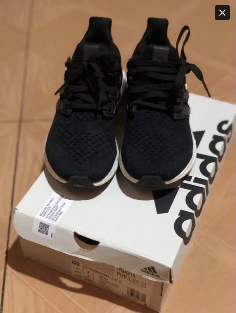 Adidas Ultraboost 1.0 Black (Category: Babies & Kids Fashion) located in Manila. Submitted by productalleyph (Listing ID 1437810335, Image 2). Description: FOR SALE: Adidas Ultraboost 1.0J See pictures for details of the item Condition: slightly used RFS: wrong size Price: 2000.