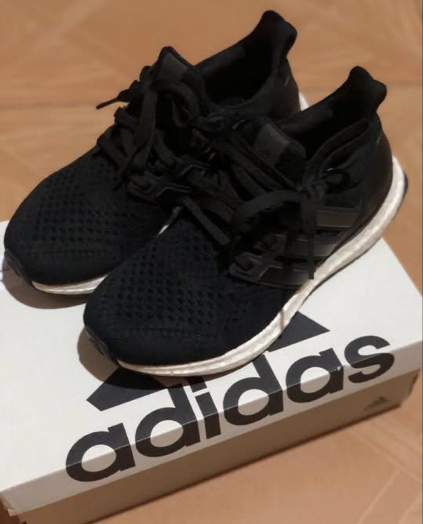 Adidas Ultraboost 1.0 Black (Category: Babies & Kids Fashion) located in Manila. Submitted by productalleyph (Listing ID 1437810335, Image 1). Description: FOR SALE: Adidas Ultraboost 1.0J See pictures for details of the item Condition: slightly used RFS: wrong size Price: 2000.