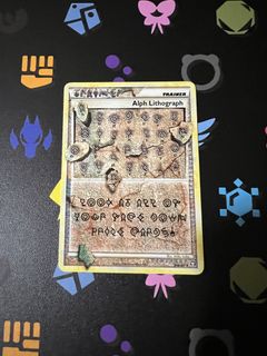 Pokemon Alph Lithograph secret rare, Hobbies & Toys, Toys & Games on  Carousell