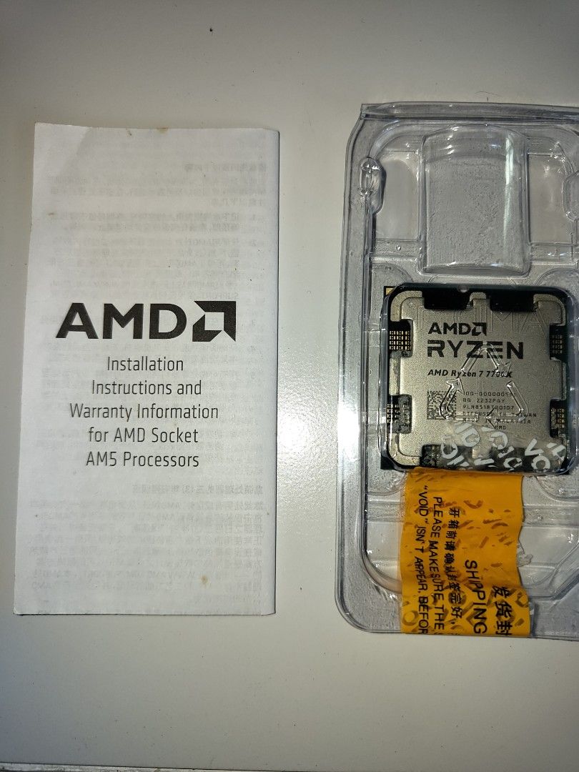 AMD Ryzen 7700x CPU453647683027609600