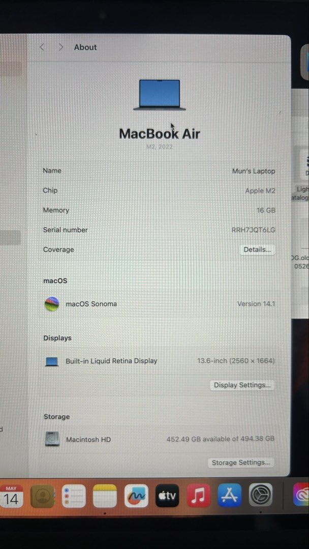Apple MacBook Air M2453886336953886721