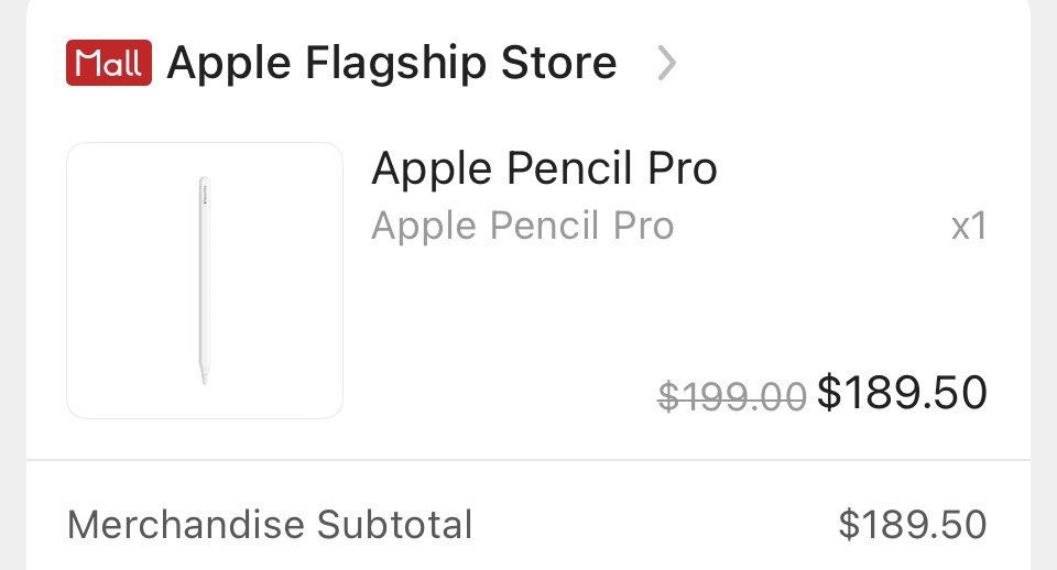 Apple Pencil Pro - Brand New453649451985807360