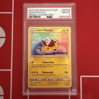 pikachu i choose you pokemon card Ash's Pikachu - SM108 main image 0