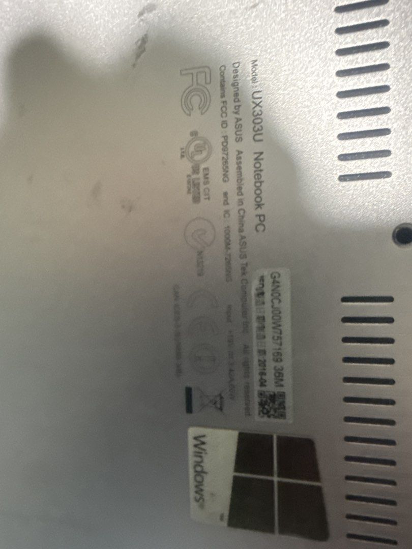 ASUS UX303U Notebook PC - For parts454005479881451523