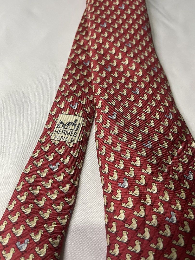 Authentic HERMES Necktie (Category: Luxury Accessories) located in Santa Cruz. Submitted by hongkongmarketph (Listing ID 1437898362, Image 2). Description: Good as new Authentic .