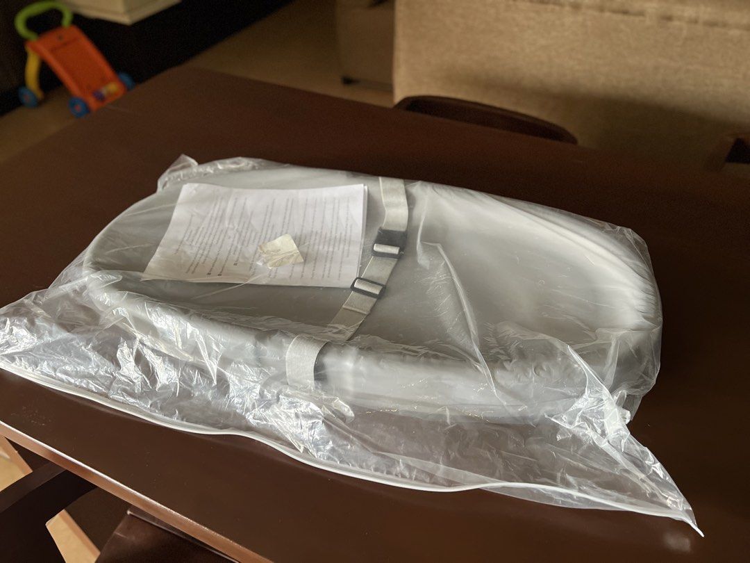 Baby diaper changing mat/pad with Safety Strap (Category: Changing Mats & Accessories) located in Cavite. Submitted by rpcsn (Listing ID 1437786029, Image 2). Description: Brandnew Baby Diaper changing mat/pat original price: 3,300 selling: 2,500 price slightly negotiable - Features a safety strap - Made of smooth, gray silicone rubber material - Comes in original packaging - Includes instruction sheet - Provides a comfortable and safe space for 