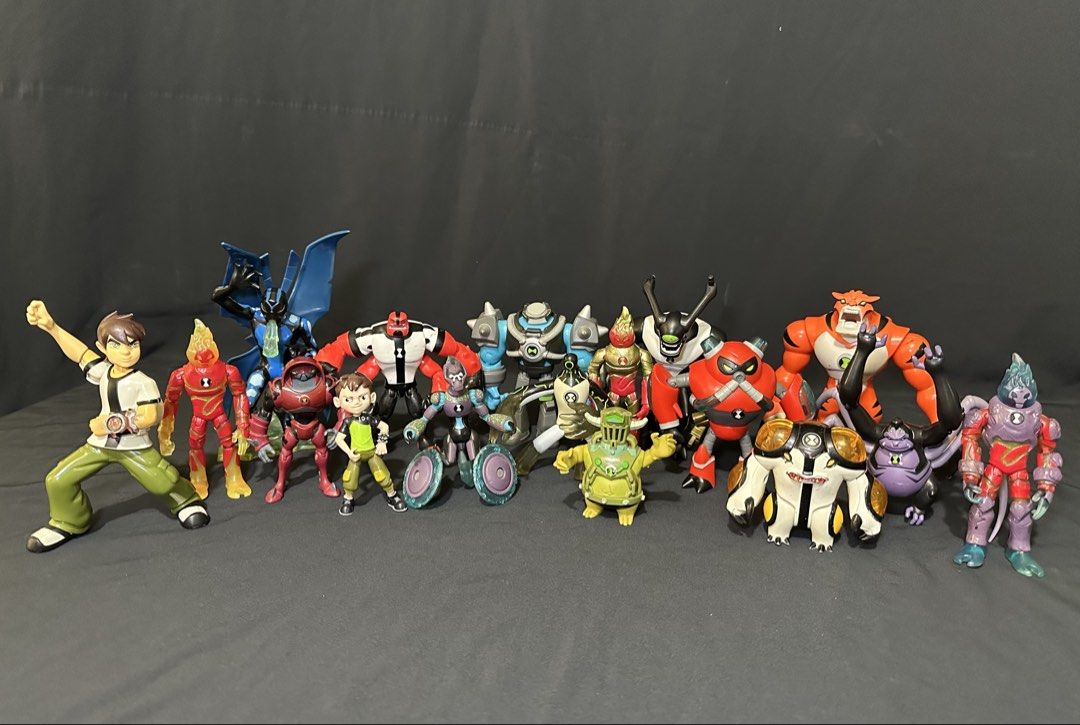 Ben 10 Action Figures (Category: Action & Battle Toys) located in Manila. Submitted by eiya.love (Listing ID 1437770694, Image 1). Description: 250-400each pm for details.