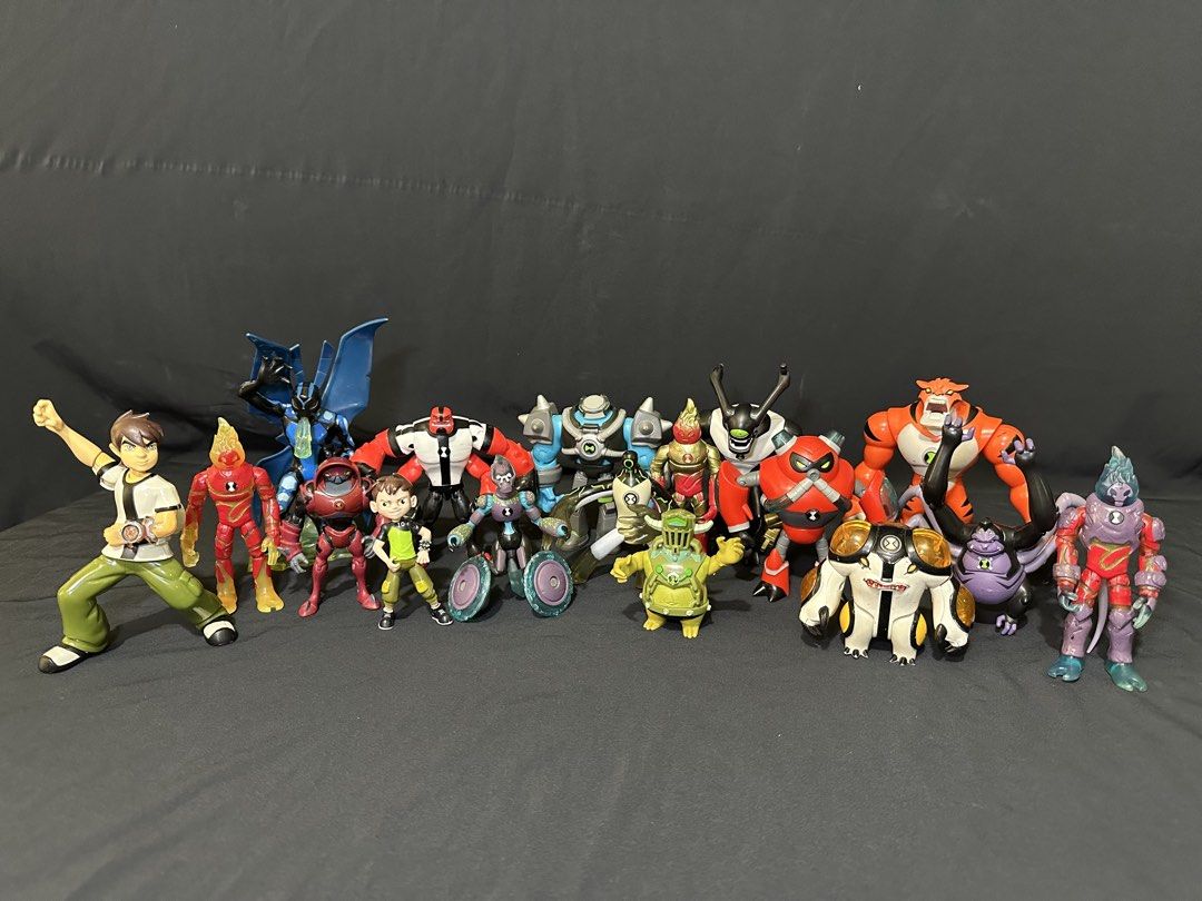 Ben 10 Action Figures (Category: Action & Battle Toys) located in Manila. Submitted by eiya.love (Listing ID 1437770694, Image 2). Description: 250-400each pm for details.