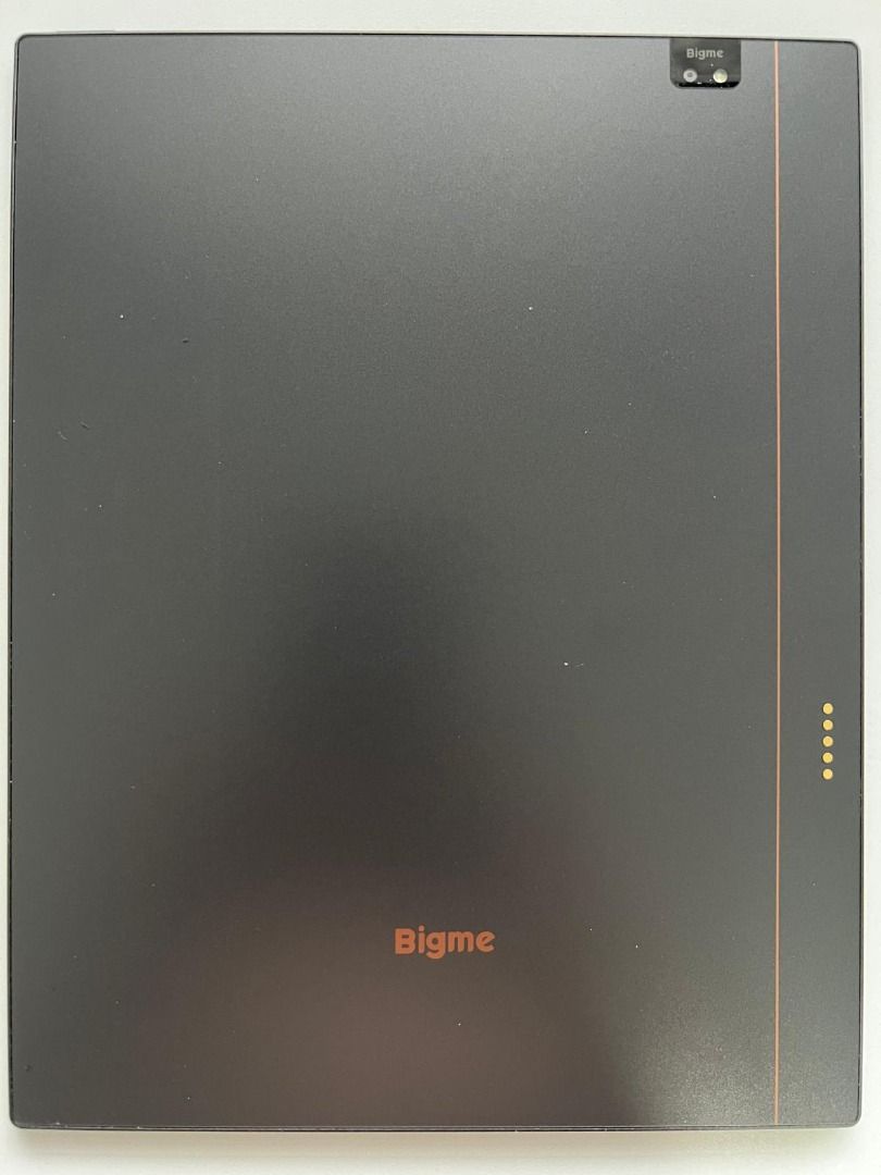 Bigme E-ink Note+ E-reader (Category: E-Readers) located in Singapore. Submitted by hqsin (Listing ID 1437886526, Image 3). Description: Bigme 10.3" HD Epaper display Resolution: 2480 x 1680 Carta 1200 (300 PPI) Front Light with CTM (Warm and Cold) Touch: Stylus touch (4,096 levels of pressure sensitivity) OS: Android 14 CPU: Dimensity 900/1080P RAM: 6GB ROM: 128GB Connectivity: Wi-Fi (2.4GHz + 5GHz) + BT 5.0 G-sensor for Auto Rotation 5MP Rear C