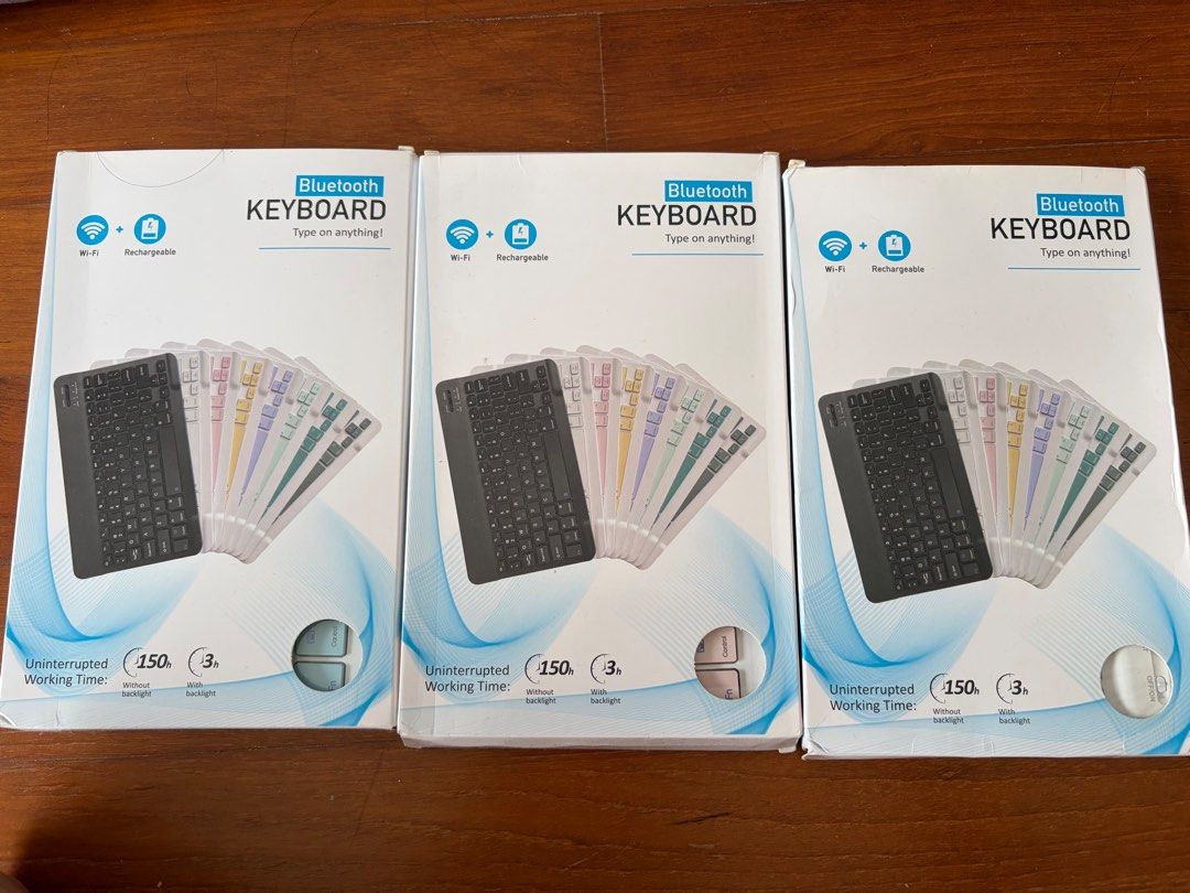 Bluetooth Keyboard - Rechargeable, Multiple Colors453882864059688960