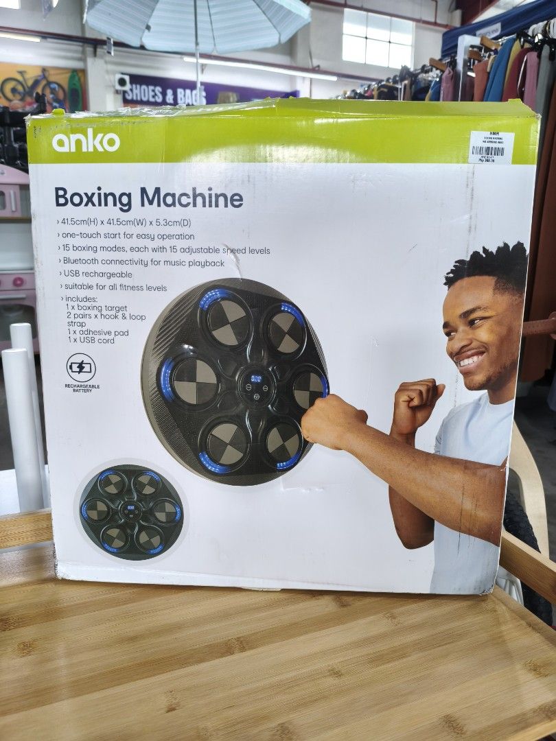 Boxing Machine (Category: Massage Devices) located in Manila. Submitted by hmr_red (Listing ID 1437759960, Image 1). Description: 41.5cm x 41.5cm w one touch for easy operate 15boxing mode, Bluetooth.