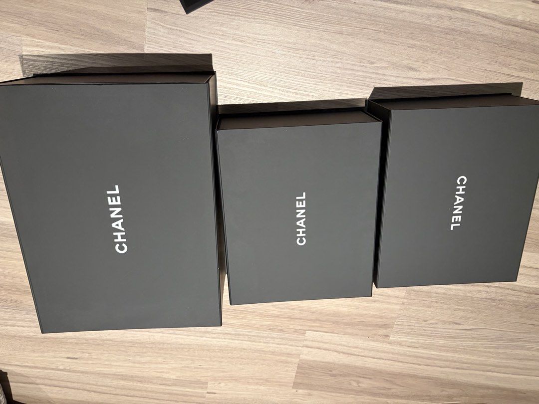 Chanel Boxes - Various Sizes, Furniture & Home Living, Home Improvement ...