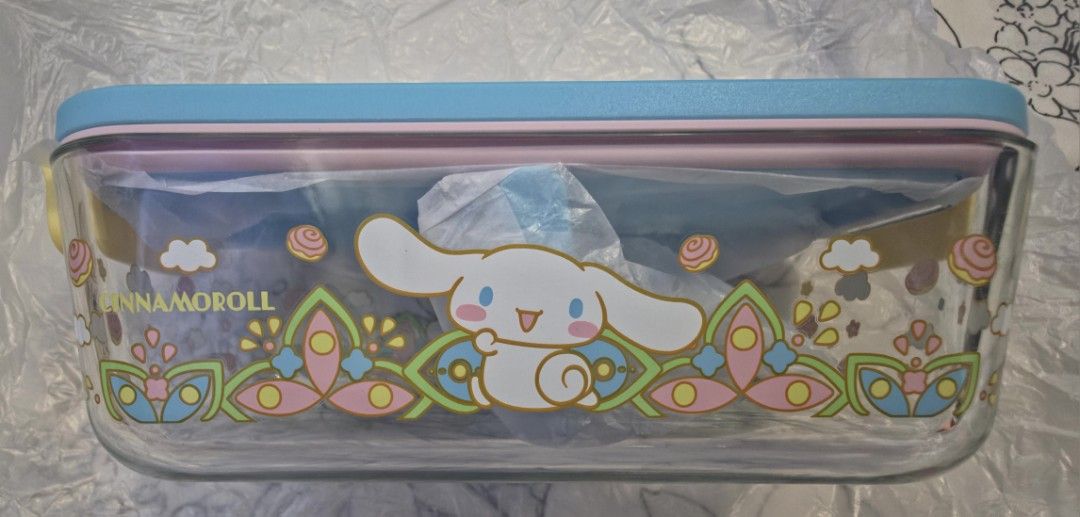 Cinnamoroll Glass Lunchbox - Brand New