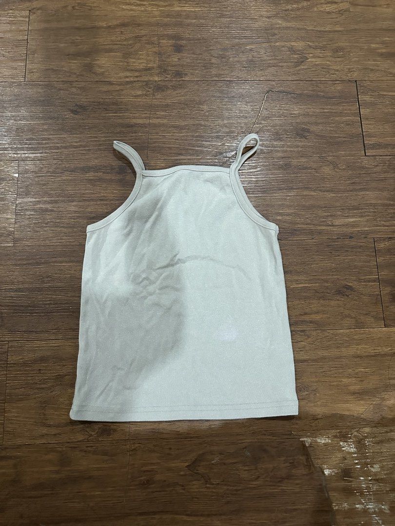CLO Beige Tank Top (Category: Sleeveless) located in Cebu City. Submitted by dumpnsell (Listing ID 1437888881, Image 1). Description: .