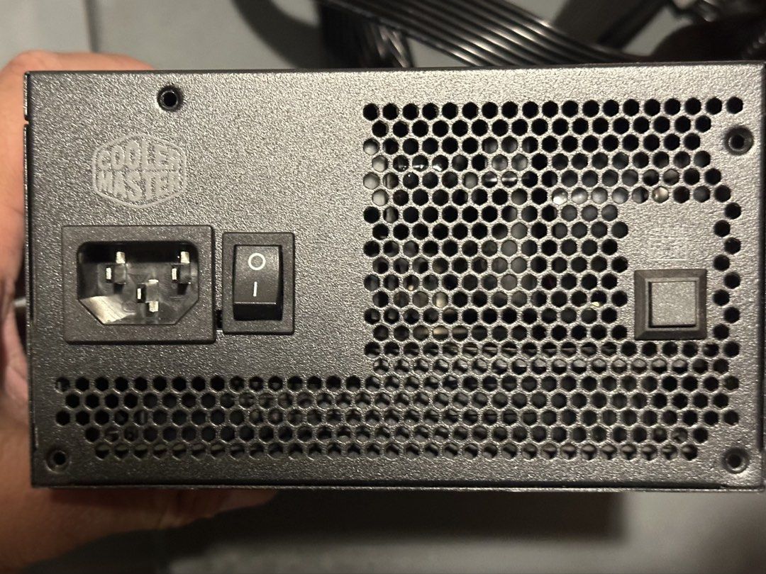 Cooler Master V850 850W Power Supply (Category: Computer Parts) located in Manila. Submitted by cellomike93260 (Listing ID 1437903899, Image 2). Description: I- Cooler Master V850 850W Power Supply - 80 Plus Gold Certified - Includes power switch and power input - Model Number: MPY-850V-AFBAG - Features a cooling fan The item comes in a box (not the original box). .