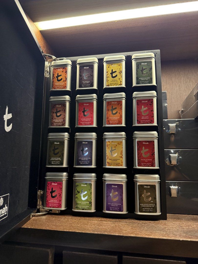 Dilmah Tea Mini Luxury Presenter 16 tea varieties (Category: Other Food & Drinks) located in Manila. Submitted by doodlessss (Listing ID 1437907830, Image 1). Description: Dilmah Tea Mini Luxury Presenter T-16 For pre order.