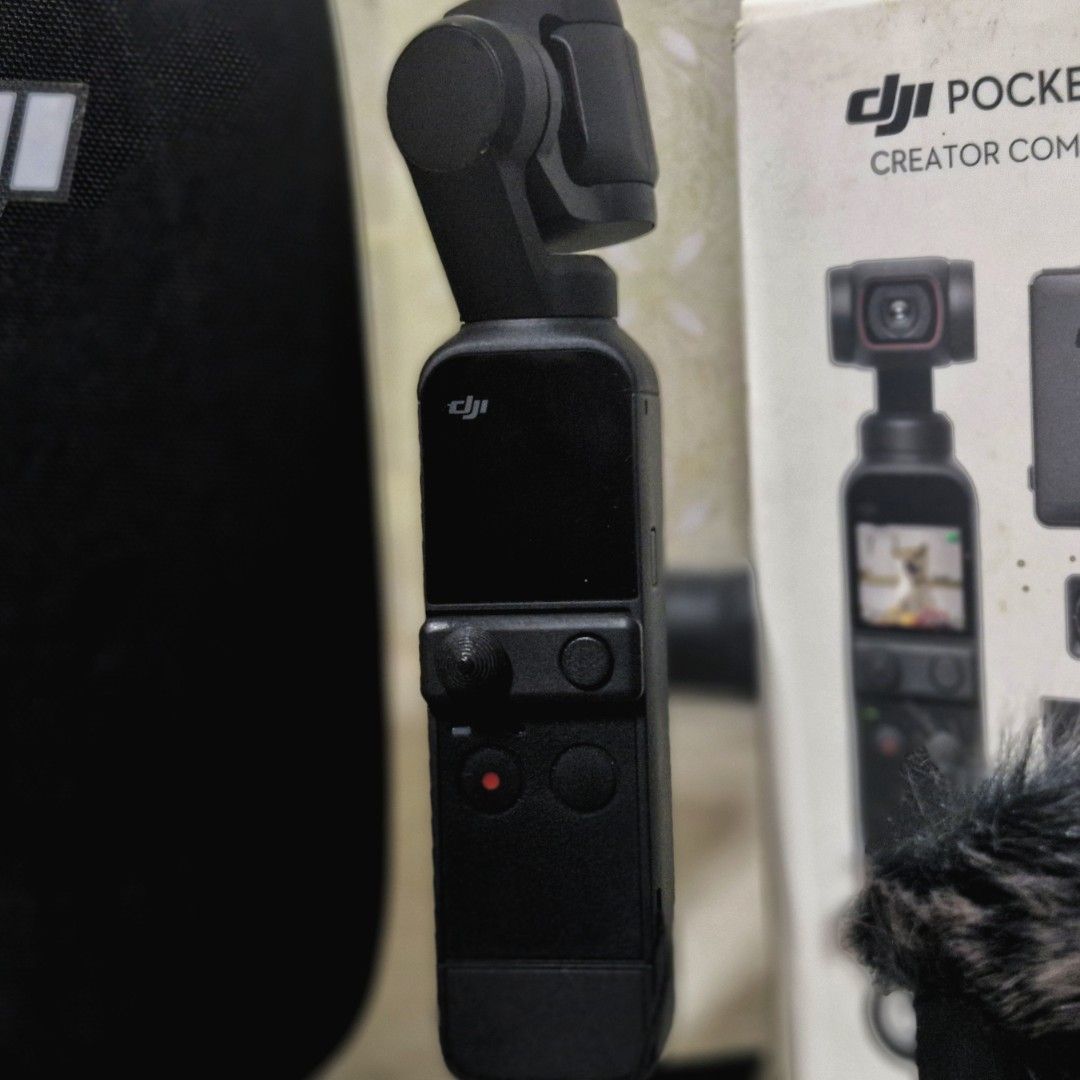 DJI Pocket 2 Creator Combo (Category: Cameras) located in Antipolo. Submitted by fou_lafini (Listing ID 1437763556, Image 3). Description: Selling my preloved DJI pocket 2 creator combo. Well taken care of. Used for travels. What's included: DJI osmo pocket 2 Pocket 2 plastic case DJI mic Do it all Handle Neccessary connectors Original box included Free: Hard case for the unit Sunnylife ND filter -16 Meetup: Antipolo City less - DJI Pocket 2 Crea