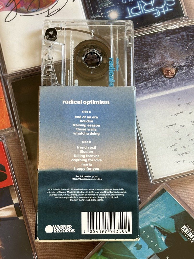 Dua Lipa RADICAL OPTIMISM cassette (Category: CDs & DVDs) located in Katipunan. Submitted by fhebnadela (Listing ID 1437759356, Image 2). Description: .