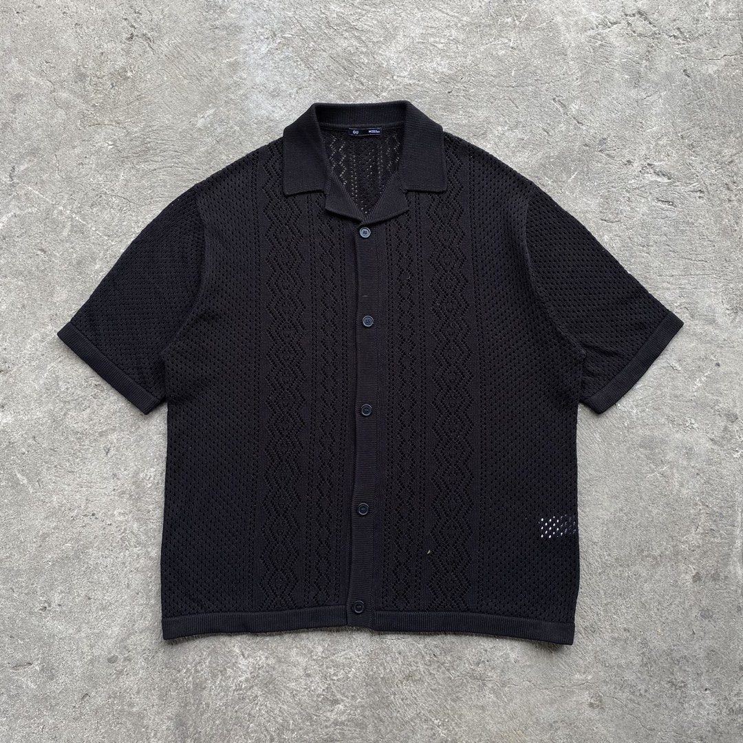 GU Washable Knitted Shirt (Category: Activewear) located in Calamba. Submitted by thriftguide (Listing ID 1437893098, Image 1). Description: GU Washable Knitted Shirt Authentic Like New Condition Size Medium on tag, Fits Large to XL Width: 22” Length: 27” .