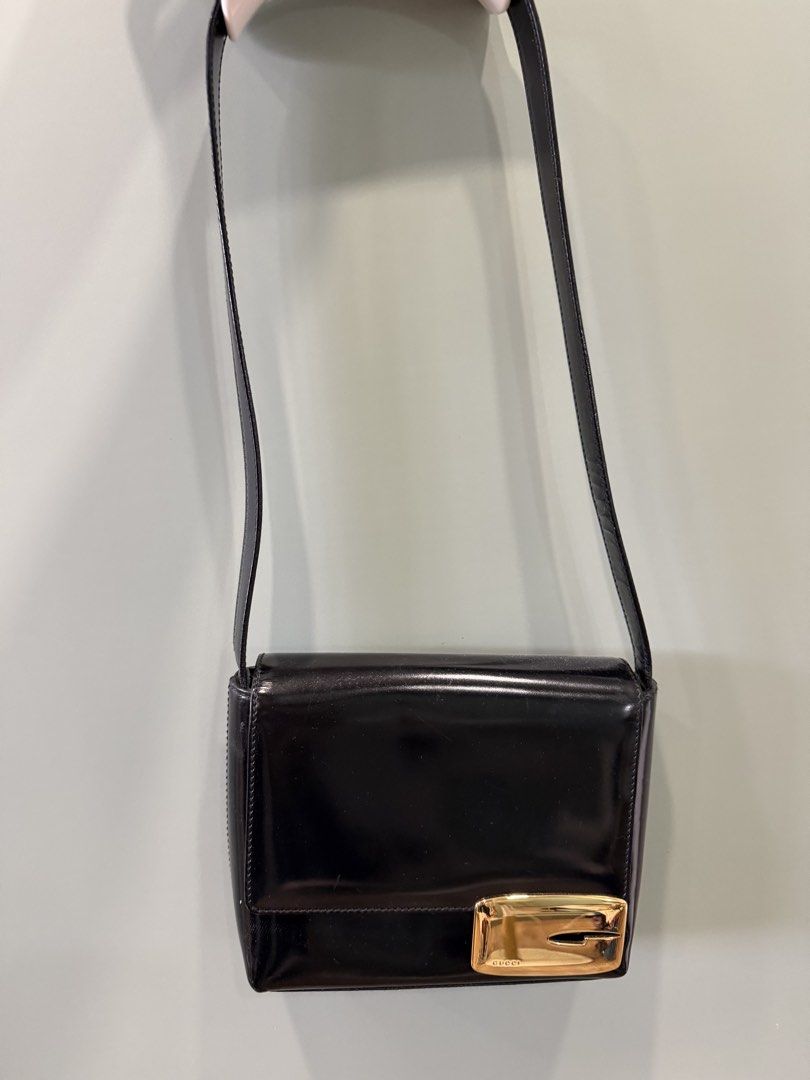 Gucci Black Leather mini Shoulder Bag (Category: Shoulder Bags) located in San Fernando. Submitted by somethingniceph (Listing ID 1437792158, Image 1). Description: -Authentic vintage Gucci shoulder bag -so nice in actual -gold hardware -clean interior -bought from an online vintage shop .