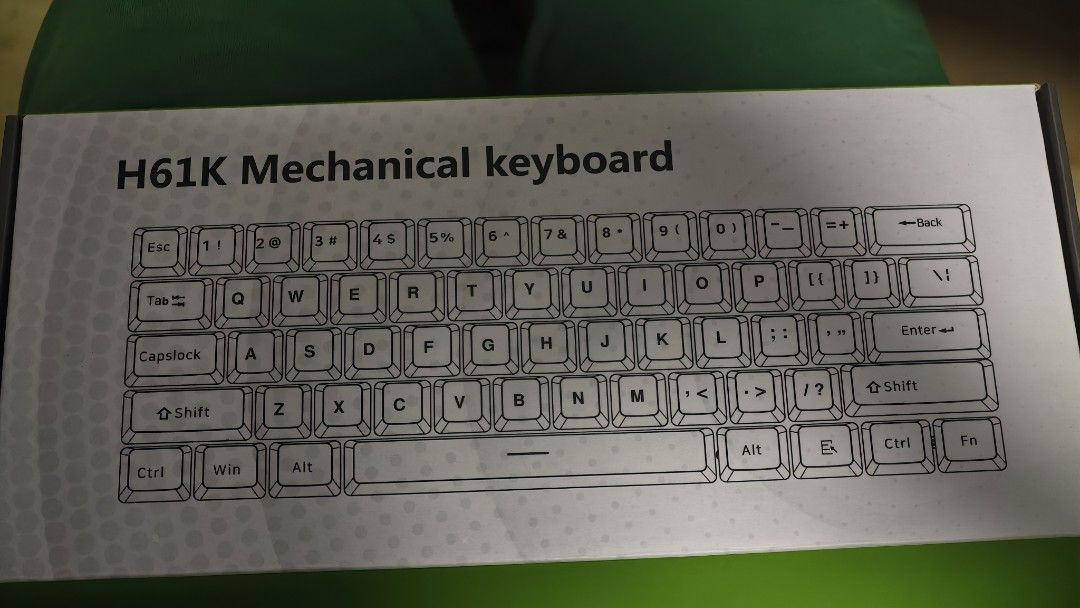 H61K Mechanical Keyboard - Brown Switches454137400568074243