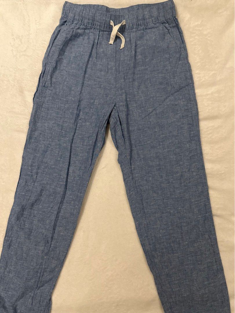 H&M Linen Blend Pants Kids (Category: Babies & Kids Fashion) located in Paranaque City. Submitted by missmargerrieal (Listing ID 1437929169, Image 2). Description: Original H&M Cotton Linen Blend Pants 💯 Brandnew but no more tags / Cut tag Size : 9-10t on tag Overruns but no issue.