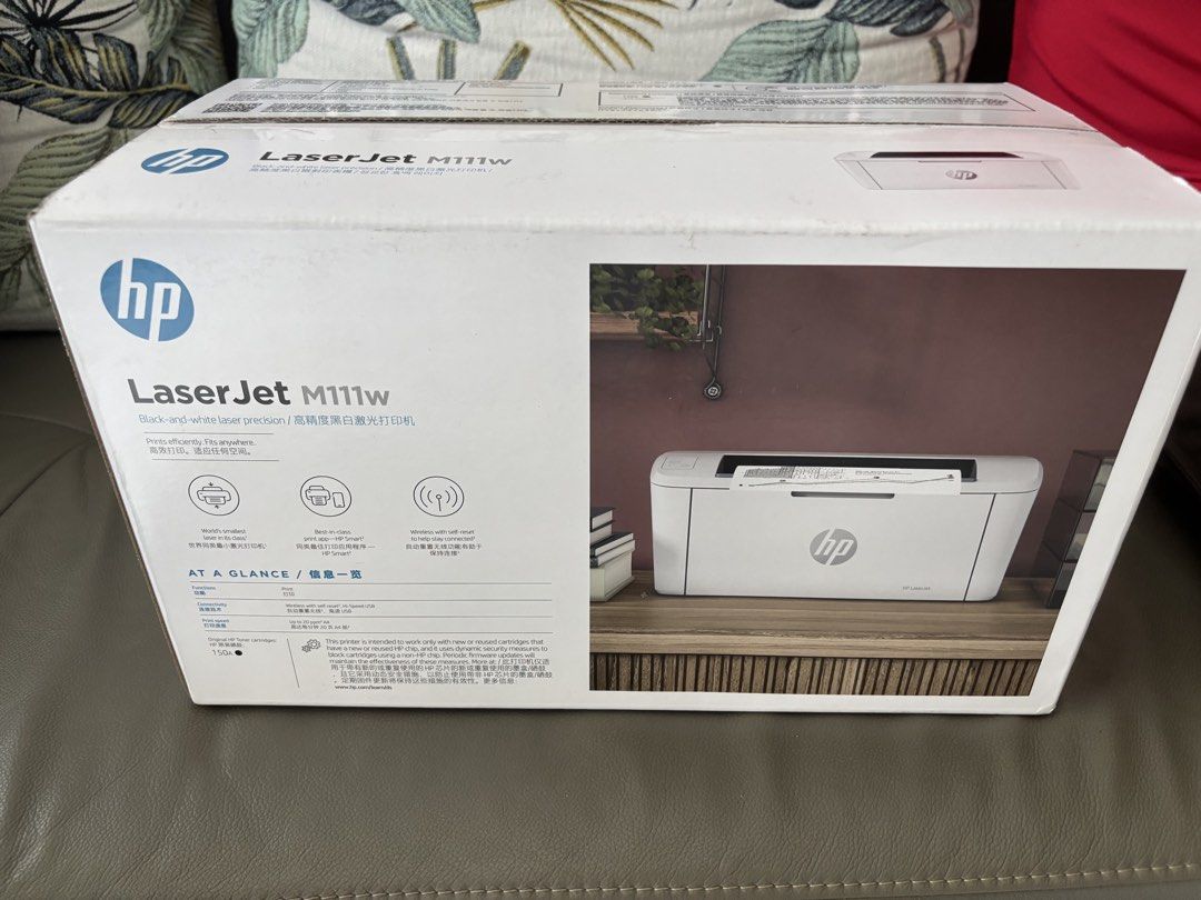 HP LaserJet M111w Black and White Printer453899293138636800