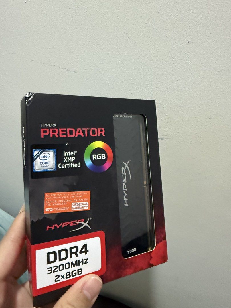 HyperX Predator DDR4 3200MHz 2x8GB RAM453788831455662080