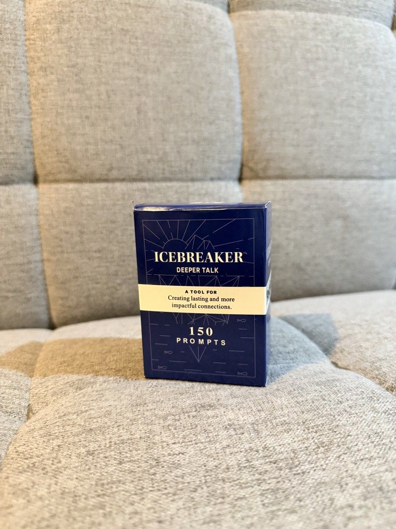 ICEBREAKER / DEEPER TALK CARDS (Category: Community) located in Davao. Submitted by crothes.label (Listing ID 1437835320, Image 1). Description: RFS: Decluttering.