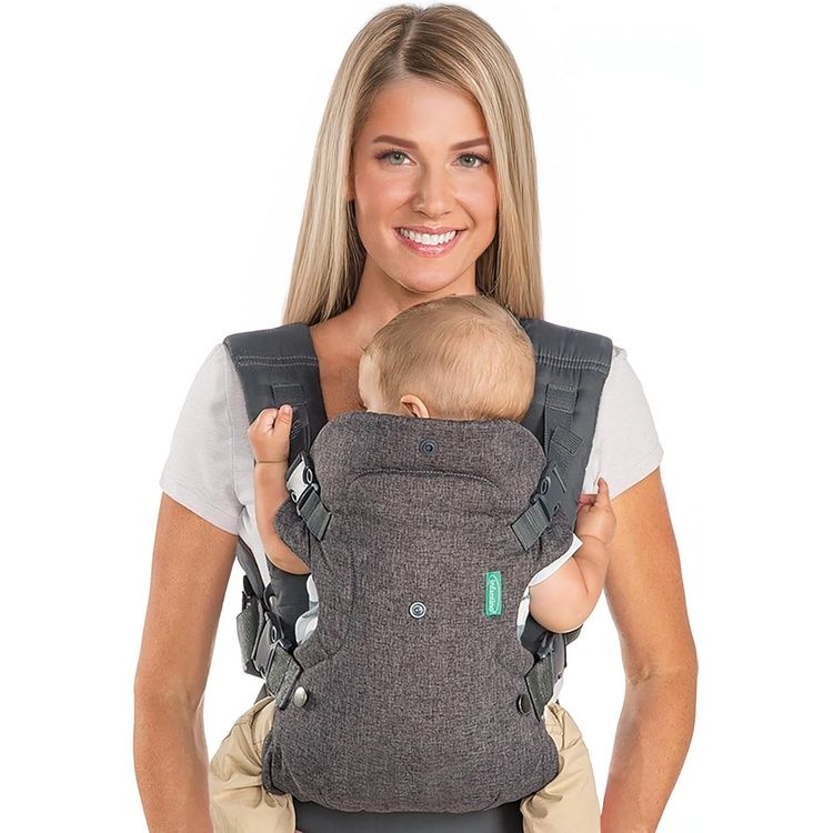 Infantino Flip Advanced 4-in-1 Convertible Carrier, Light Grey - [Light Grey] [Flip 4-in-1 Carrier] (Category: Other Babies Going Out Needs) located in Singapore. Submitted by dealshark.com (Listing ID 1437928131, Image 1). Description: 4 Ways to carry baby-facing in narrow seat for newborns Facing in wide seat for older babies Facing out narrow seat for babies with head control Back carry wide seat for older babies and toddlers Adjustable seat, 