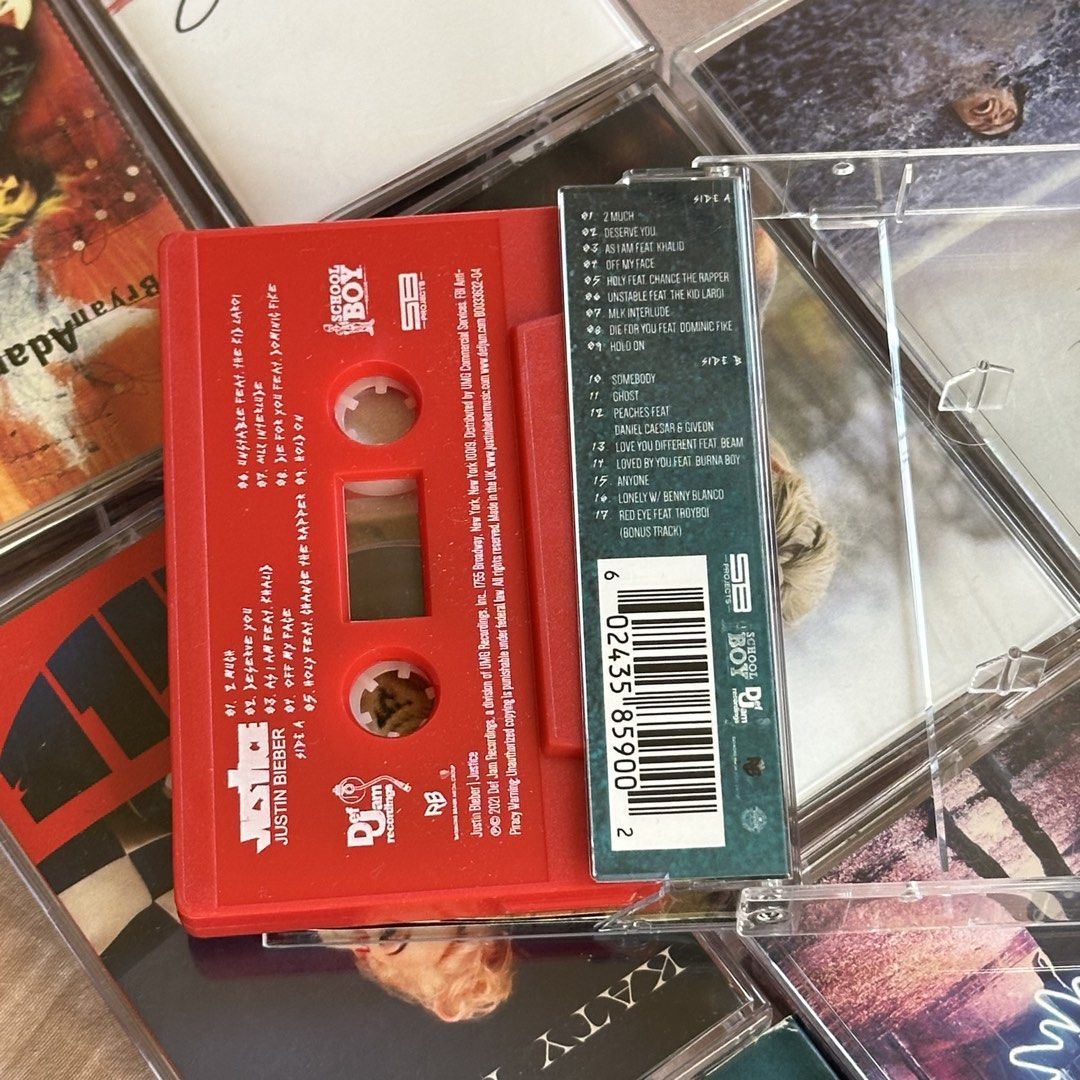 Justin Bieber JUSTICE cassette (Category: CDs & DVDs) located in Katipunan. Submitted by fhebnadela (Listing ID 1437758613, Image 2). Description: .
