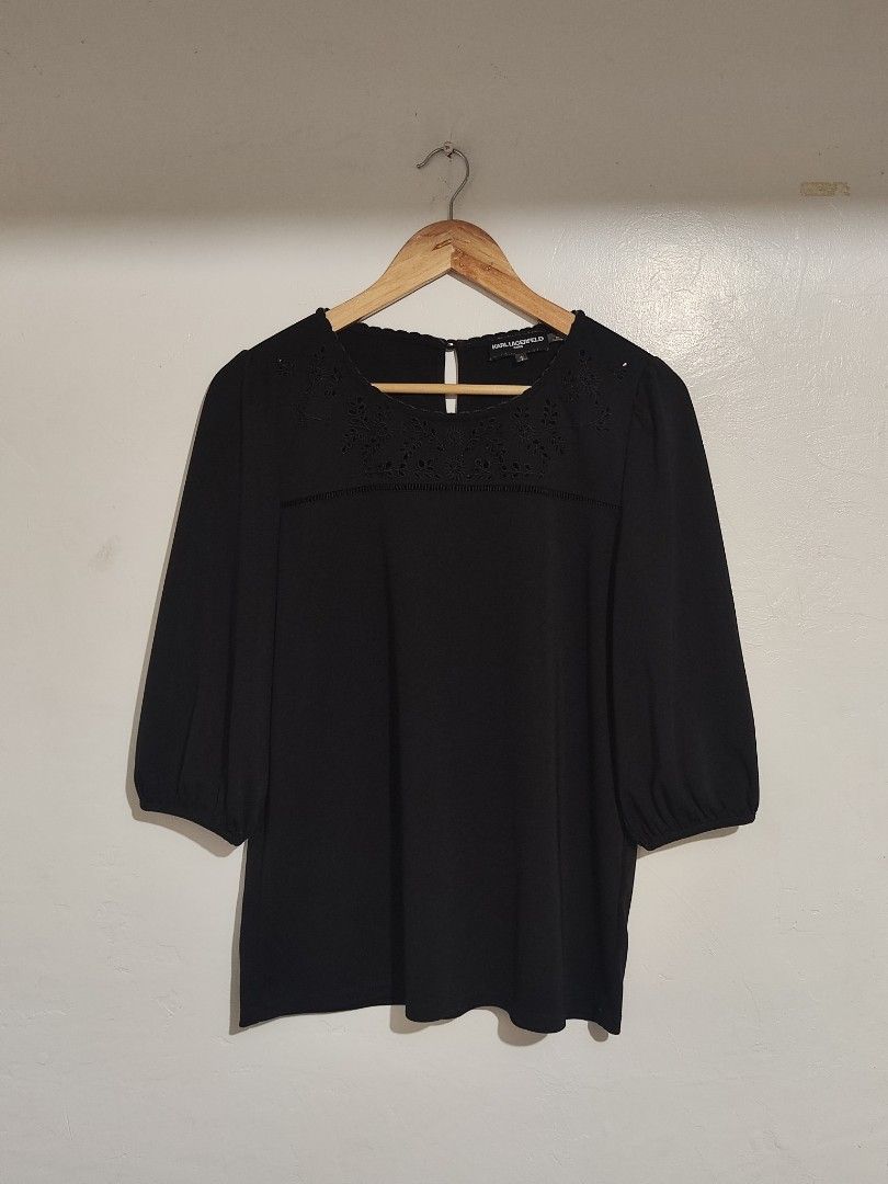 Karl Lagerfeld (Category: Blouses) located in Baguio. Submitted by damit_pang_tao (Listing ID 1437927730, Image 1). Description: 280 shipped.