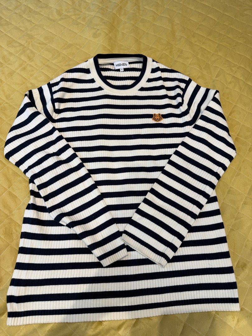 Original Kenzo Striped Sweater (Category: Coats, Jackets and Outerwear) located in Mandaluyong City. Submitted by norbert29 (Listing ID 1437802311, Image 1). Description: - Original Kenzo striped sweater original price php 45,000.00 “You are defined by your clothes; you are what you wear. Rest assured that this item is original. Once you will see the item and you find out that is fake. I will return your money twice the price. Selling this garmen