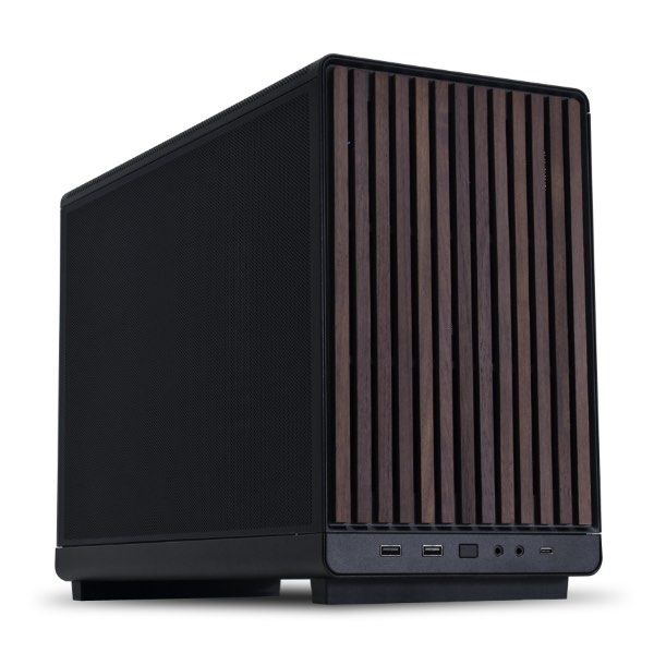 Lian Li A3 mATX Wood PC Case - Black