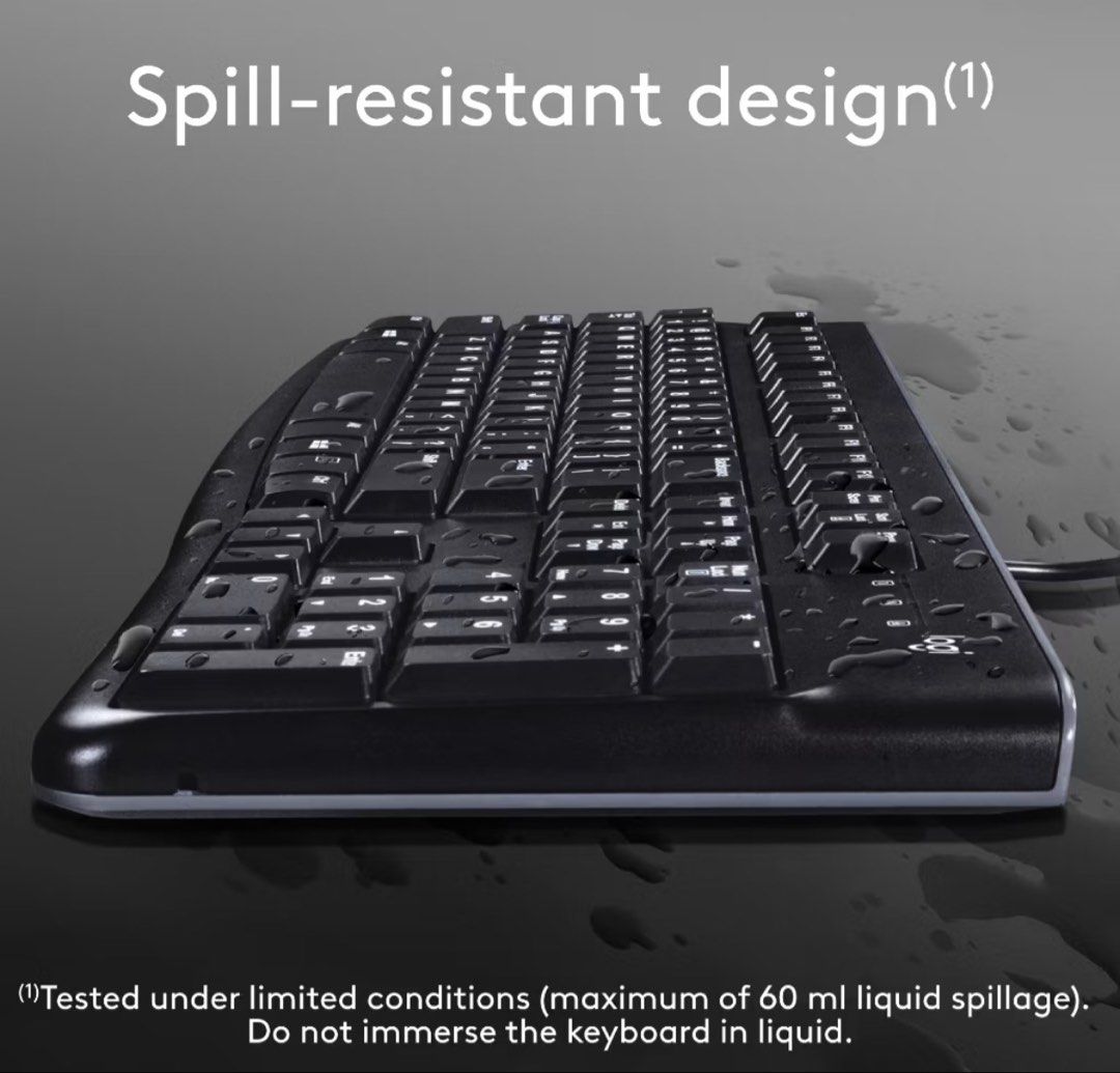 Logitech K120 Wired Keyboard - Spill Resistant454155561903728641