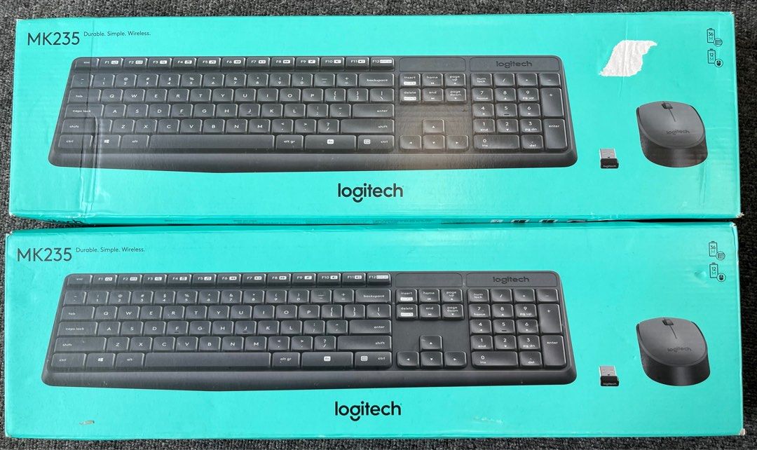 Logitech MK235 Wireless keyboard mouse453901877595361280