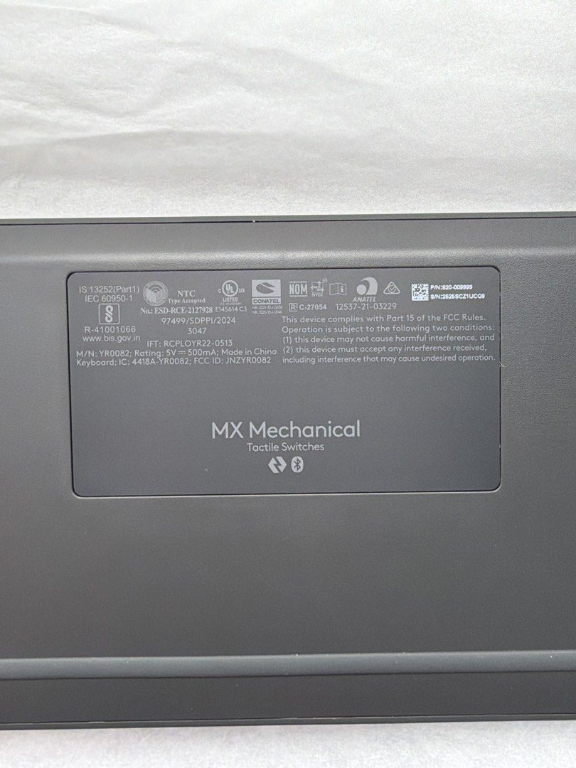 Logitech MX Mechanical Keyboard - Tactile Quiet453779346047651843