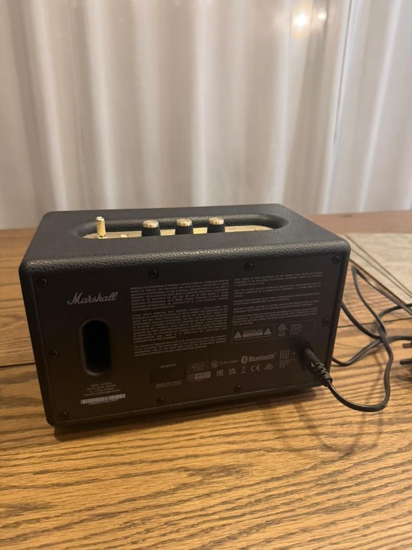 Marshall Acton III Bluetooth Speaker - Black473111453762867202