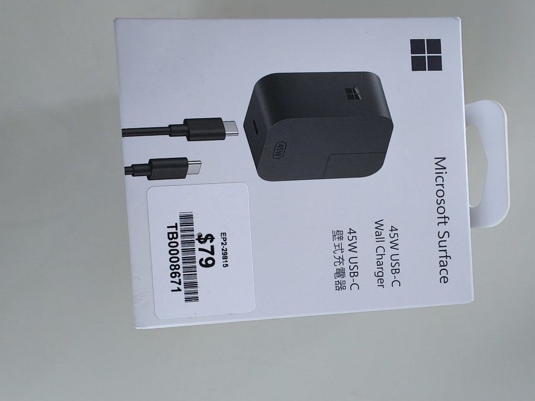 Microsoft Surface 45W USB-C Wall Charger454140891098654720