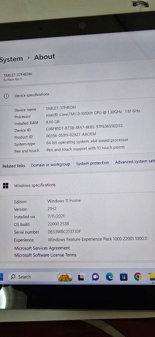 Microsoft Surface Go 3 Tablet453756848502876163