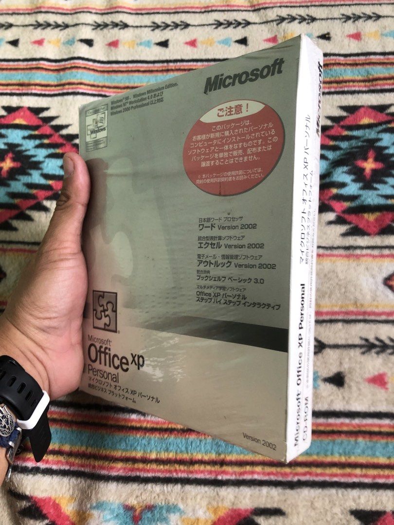 Microsoft XP personal edition jpn sealed (Category: Software) located in Quezon City. Submitted by markgolveo (Listing ID 1437783108, Image 2). Description: Microsoft XP personal edition jpn sealed.