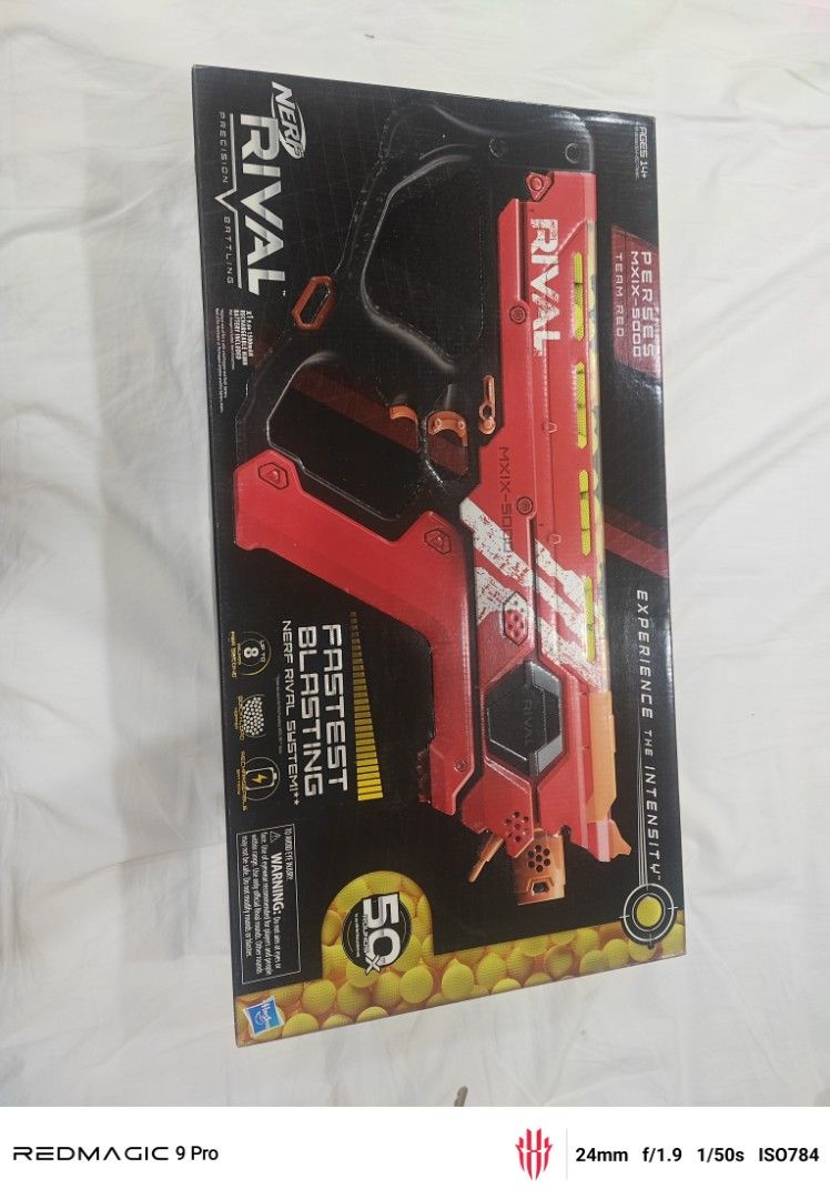 Nerf rival Perses MXIX - 5000 Red (Category: Action & Battle Toys) located in Manila. Submitted by tochi090910 (Listing ID 1437820330, Image 1). Description: .