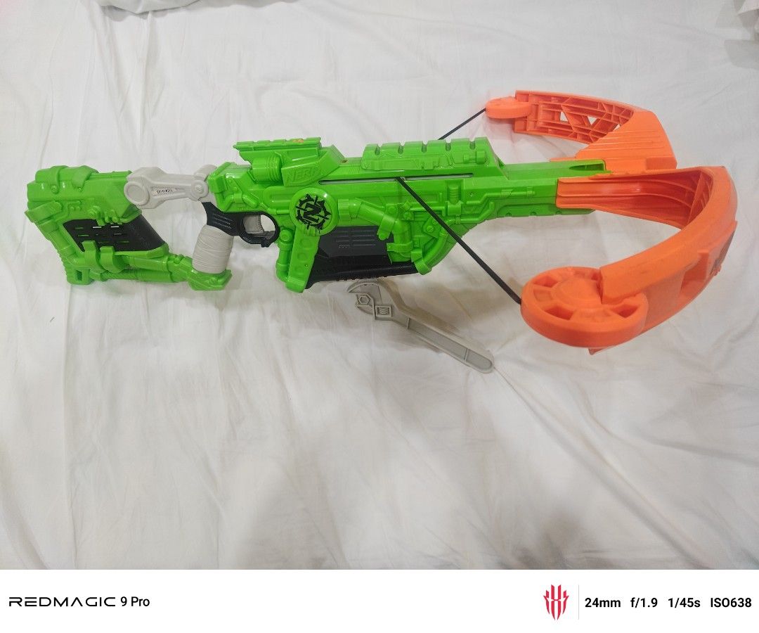 Nerf Zombie Strike dreadbolt crossbow blaster (Category: Action & Battle Toys) located in Manila. Submitted by tochi090910 (Listing ID 1437821375, Image 1). Description: .