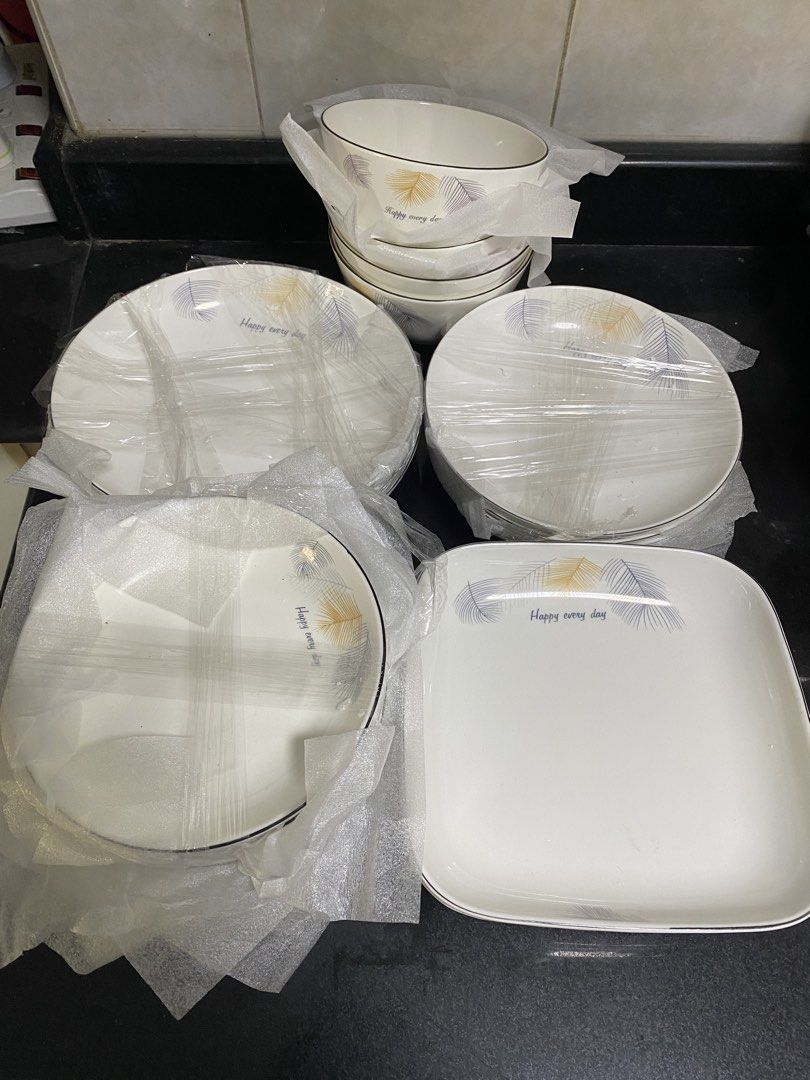 New Dinnerware Set - Plates and Bowls